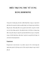 ĐIỀU TRỊ UNG THƯ TỬ CUNG BẰNG HORMONE pdf