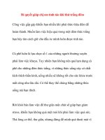 Bí quyết giúp chị em tỉnh táo khi thứ trắng đêm pot