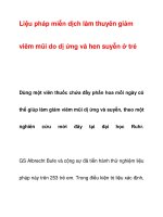 Liệu pháp miễn dịch pdf