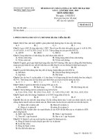ĐỀ KHẢO SÁT CHÁT LƯỢNG CÁC MÔN THI ĐẠI HỌC LẦN I - NĂM HỌC 2010 - 2011 SỞ GD & ĐT THANH HÓA TRƯỜNG THPT NGA SƠN MÔN SINH HỌC potx