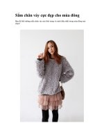 Sắm chân váy cực đẹp cho mùa đông pps