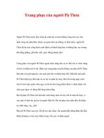 trang phục truyền thống - Trang phục của người Pà Thẻn pptx