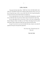 Thiết kế mạng cung cấp điện hiệu quả cho xã tam hiệp, huyện núi thành, tỉnh quảng nam