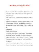 Những chuyện đáng suy ngẫm - Mỗi chúng ta là một bản chính potx