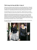 Thời trang cho bạn gái diện ở công sở docx