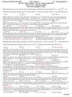 Đề thi thử Lý - số 10 - Trương Đình Den ppt