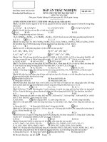 đề thi hóa mã đề 210 năm học 2008 - 2009 trường trung học phổ thông trần phú doc