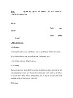 Giáo lịch sử thế giới lớp 12 - QUAN HỆ QUỐC TẾ TRONG VÀ SAU THỜI KÌ CHIẾN TRANH LẠNH (TT) ppt