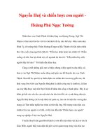 Nguyễn Huệ và chiến lược con người Hoàng Phủ Ngọc Tường ppt
