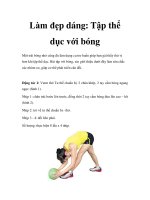 Làm đẹp dáng: Tập thể dục với bóng ppsx