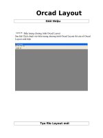 giáo trình thiết kế mạch in phần 2 orcad layout