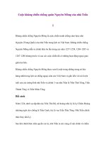 Cuộc kháng chiến chống quân Nguyên Mông của nhà Trần 1 ppsx