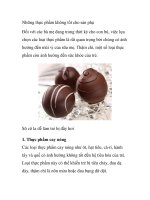 Những thực phẩm không tốt cho sản phụ potx