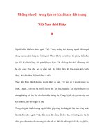 Những rắc rối trong lịch sử khai khẩn đất hoang Việt Nam thời Pháp ppt