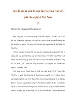 Sự gần gũi & gắn bó của ông Võ Văn Kiệt với giới văn nghệ sĩ Việt Nam - 2 pot