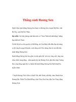 Danh lam thắng cảnh - Thắng cảnh Hương Sơn docx