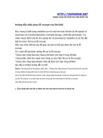 Hướng dẫn khắc phục lỗi corrupt của file RAR docx