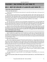 Giáo trình Luật kinh tế CHƯƠNG I ĐẠI CƯƠNG VỀ LUẬT KINH TẾ BÀI 1 MỘT SỐ VẤN ĐỀ LÝ LUẬN VỀ LUẬT KINH TẾ pot