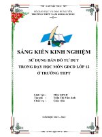 skkn sử dụng bản đồ tư duy trong dạy học môn giáo dục công dân trương trung học phổ thông khoái châu hưng yên