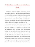 Lê Thánh Tông - vị vua hiền tài, nhà văn hóa lớn của dân tộc ppt