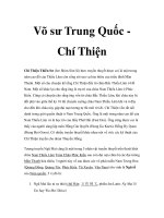 Võ sư Trung Quốc - Chí Thiện pptx