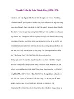 Tóm tắt Triều đại Trần Thánh Tông (1258-1278) pptx