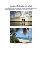 Những bờ biển thơ mộng nhất thế giới pot