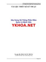 Xây Dựng Hệ Thống Phần Mềm Quản Lý Bệnh Viện pps
