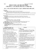 GIÁO ÁN SINH HỌC LỚP 12 pdf