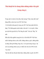 Thủ thuật bỏ tù chung thân những nhân viên giỏi trong công ty pdf