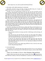 Cách mạng máy tính: Sự ra đời của Microsoft Office Word phần 1 potx