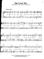 Bản nhạc She loves you potx