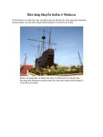 Bảo tàng thuyền buồm ở Malacca doc