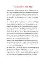 Tại sao mắt ta nhìn được - Giác quan của con người docx