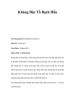 Kháng Độc Tố Bạch Hầu pps