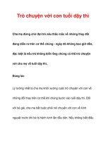 Trò chuyện với con tuổi dậy thì docx
