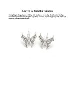 Khuyên tai hình thú vui nhộn docx