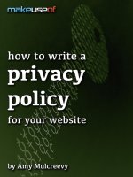 Make Use Of privacy policy manual