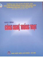 Giáo trình công nghệ trồng trọt part 1 pdf
