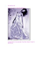 Đồ họa photoshop: Dress with water phần 3 pps