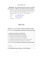 Một số giải pháp nhằm nâng cao hiệu quả kinh doanh của công ty TNHH một thành viên trang thiết bị trường học Thành Phát