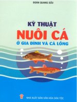 Kỹ thuật nuôi cá ở gia đình và cá lồng part 1 ppsx