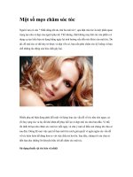 Một số mẹo chăm sóc tóc pps