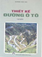 Thiết kế đường ô tô tập 4 doc