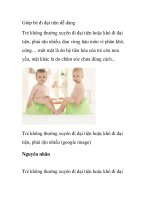 Giúp bé đi đại tiện dễ dàng pptx