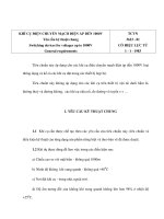 KHÍ CỤ ĐIỆN CHUYỂN MẠCH ĐIỆN ÁP ĐẾN 1000V Yêu cầu kỹ thuật chung - 1 pptx