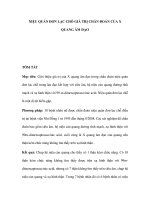 NIỆU QUẢN ĐƠN LẠC CHỖ GIÁ TRỊ CHẨN ĐOÁN CỦA X QUANG ÂM ĐẠO ppt