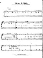 Bản nhạc Ticket to ride potx