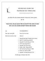 THẠCH RAU CÂU: SỰ QUAN TÂM CỦA NGƯỜI TIÊU DÙNG VÀ ĐẠO ĐỨC CỦA CÁC DOANH NGHIỆP TRONG KINH DOANH