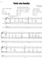 Bản nhạc Love me tender doc